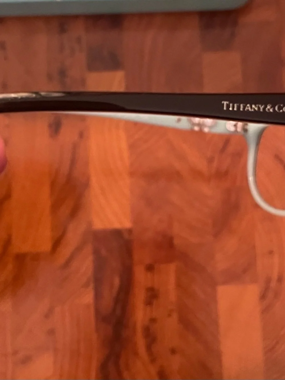 Tiffany & Co. Women's Eyeglass Frames. Black & Blue. Butterfly Accents. TF2051B - Picture 9 of 13